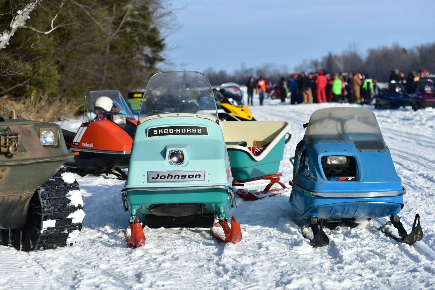 Vintage Snowmobile Ride 99